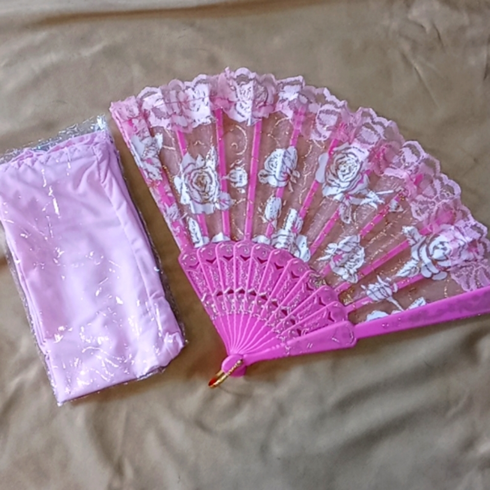Lace Fan Set